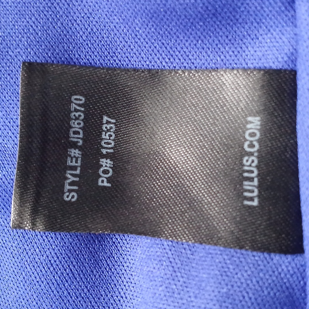 LULUS FOREVER CHIC ROYAL BLUE LONG SLEEVE DRESS. SIZE M - Picture 5 of 16